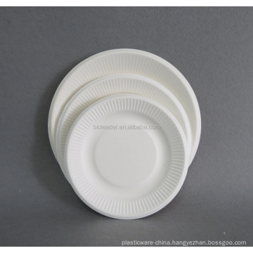 Ripple Edge Bagasse Pulp fiber Plate For Dinnerware Kitchen Home,Party Cake Dessert Plate